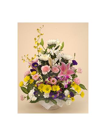 sympathy arrangement basket